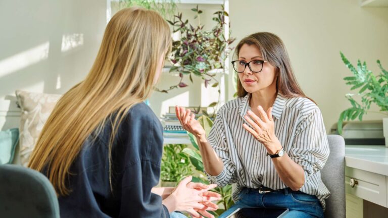 Women Addiction Treatment Therapy Session